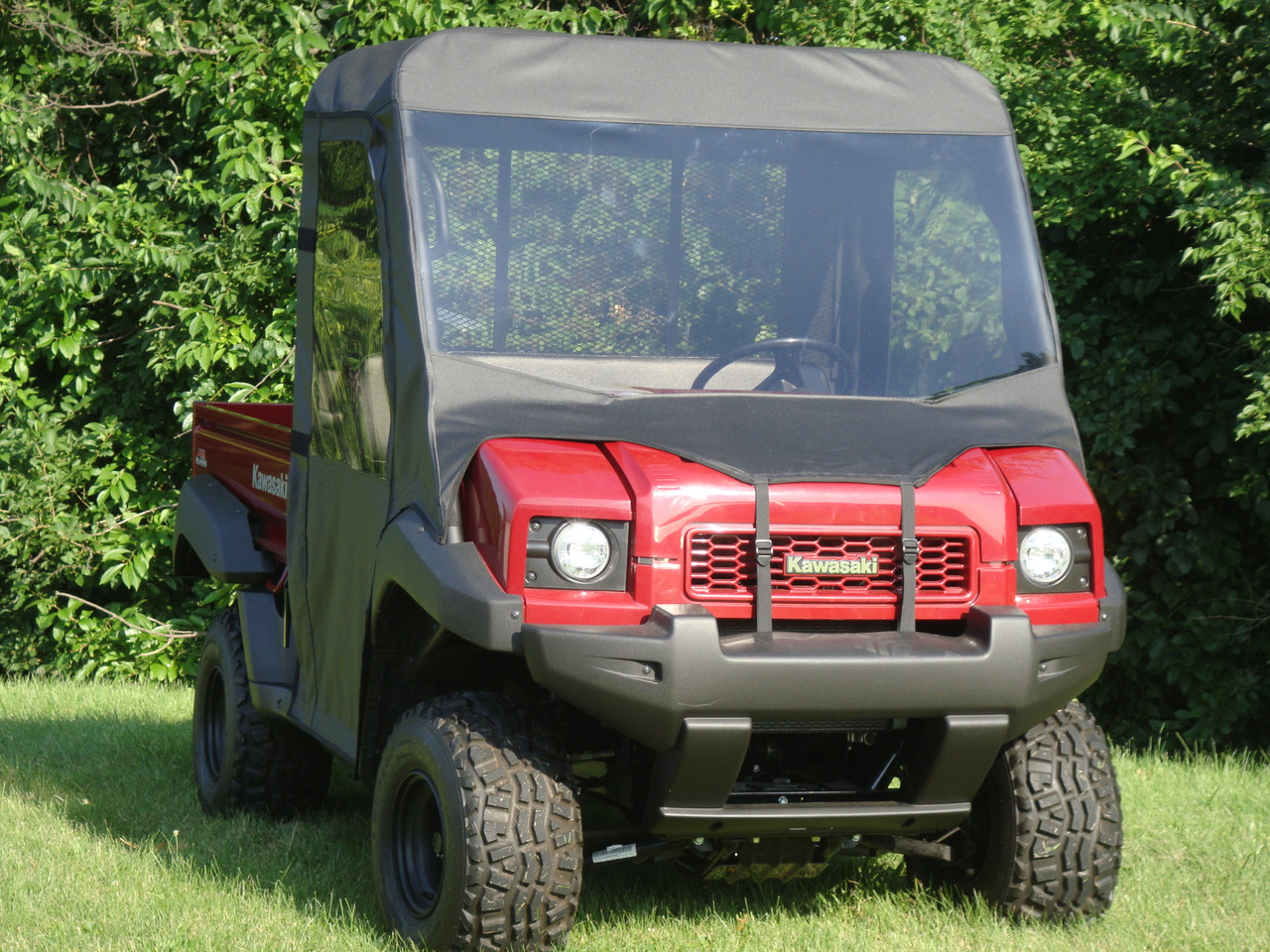 3 Star Kawasaki Mule 4000/4010 Full Cab Enclosure w/ Vinyl Windshield