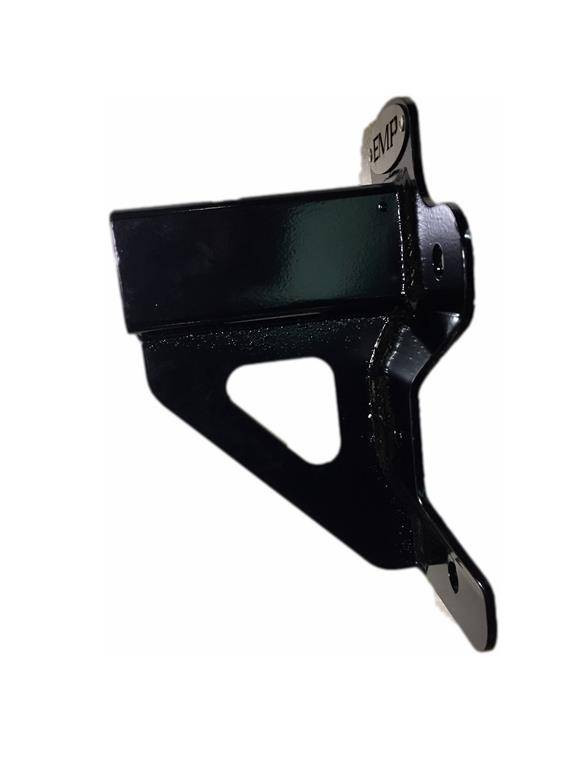 Side view of the Extreme Metal Products Maverick X3 receiver hitch showing the gusseted bracket and EMP badge