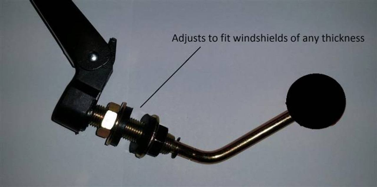 Hand-Operated UTV 16" Wiper for Hard-Coated Poly Windshields Only