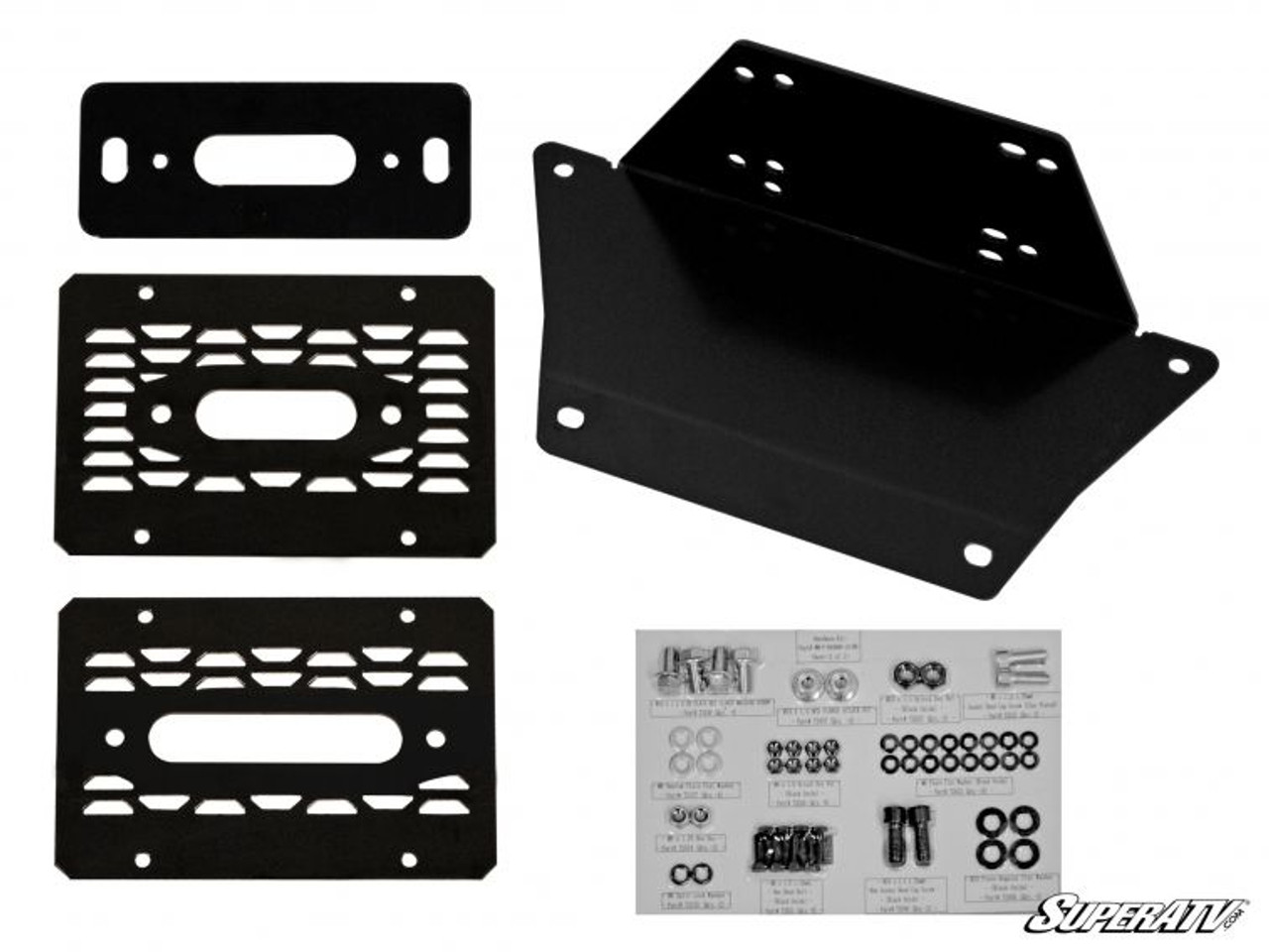 Polaris Ranger XP1000 '17+ Winch Mounting Plate SuperATV