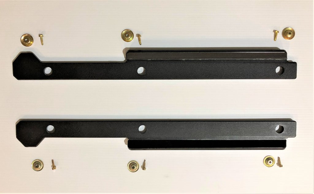 Trail Armor iMpact trailing arm guards for the Honda Talon 1000R, two long black guards with bolts on white