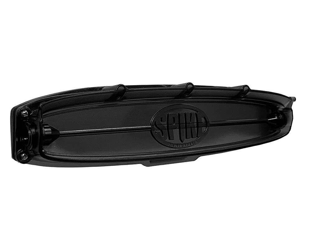 Spike windshield for Honda Talon 2- and 4-seat: windshield vent, front view on white background