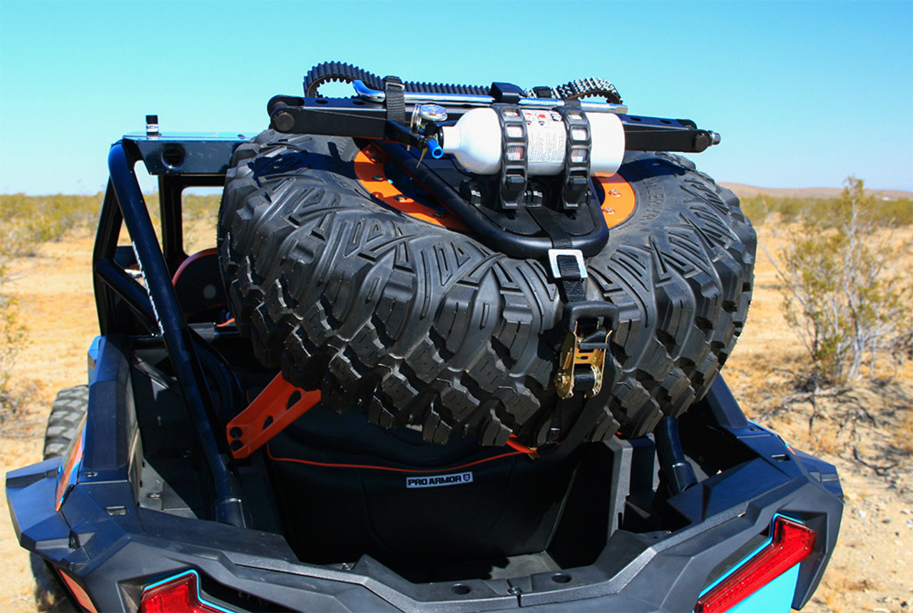 1.75 2 Gun Holder Grip Mount Rack for ATV UTV Polaris RZR XP Can Am  Hunting