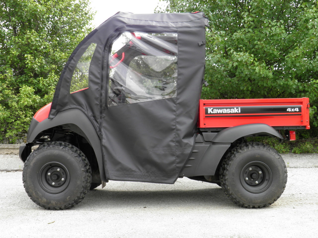 Kawasaki Mule SX Soft Doors Kit side view
