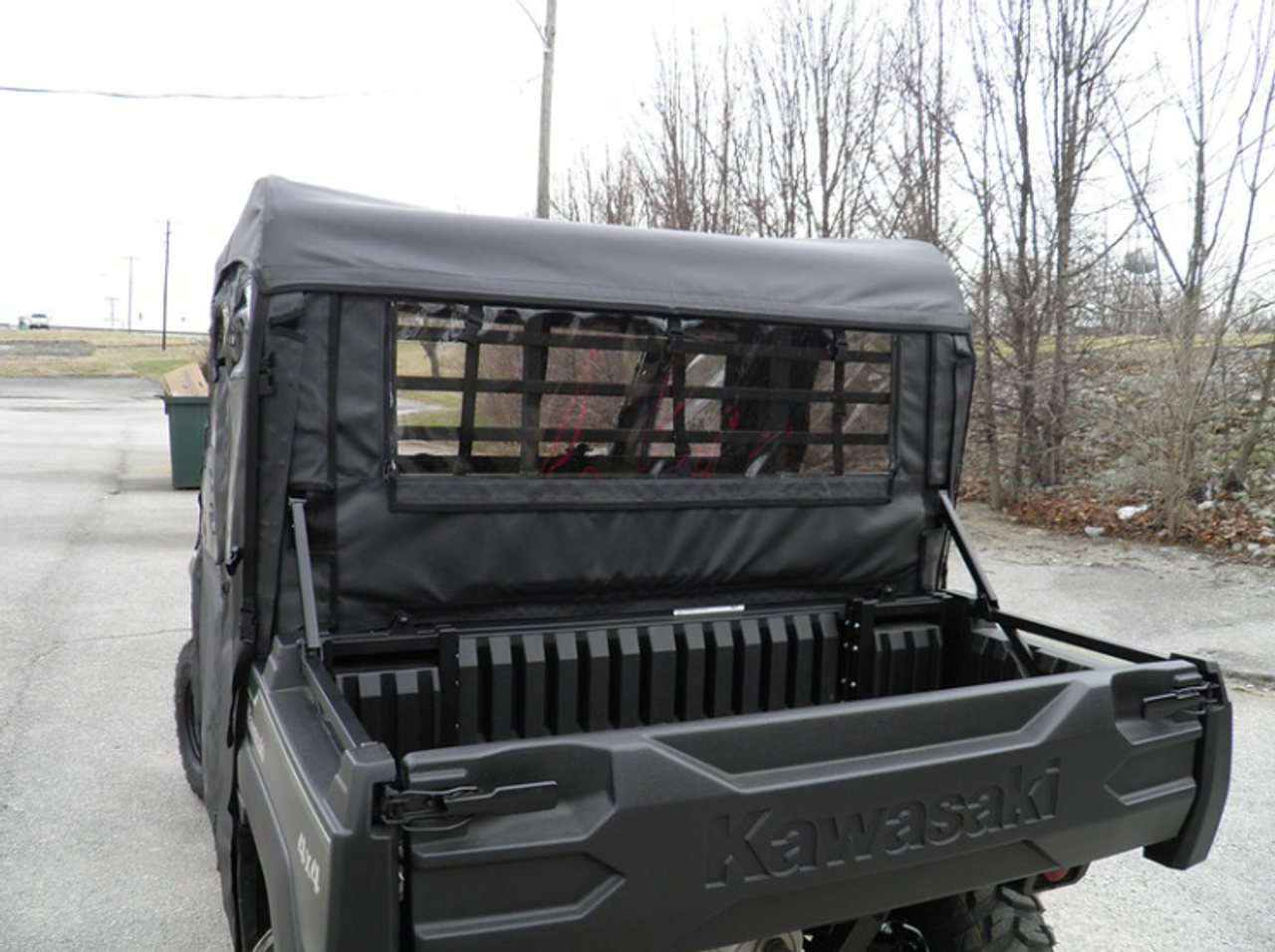 Kawasaki Mule ProFXT/DXT Full Cab Enclosure for Hard Windshield