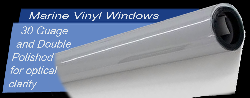 3 Star 30-gauge double-polished marine vinyl window material - Polaris Ranger 500/700 Soft Back Panel