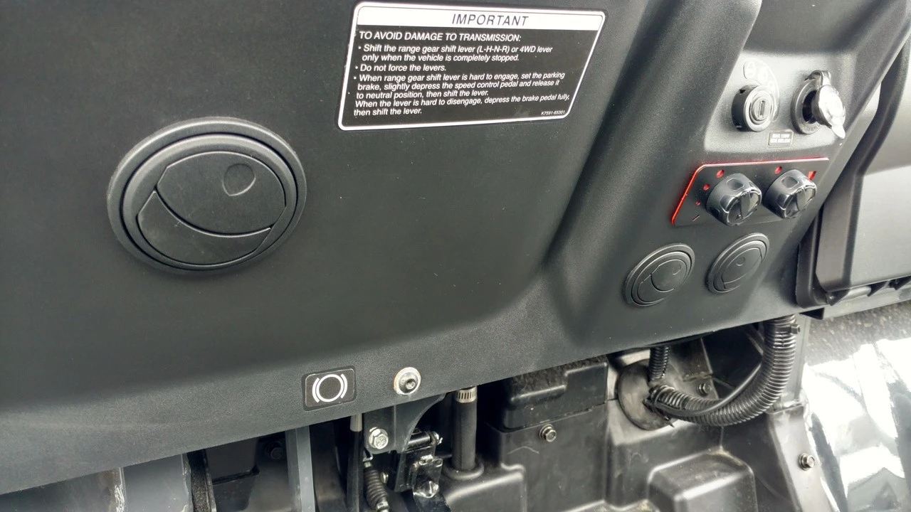 ice crusher heater kubota rtv x900 lower vent