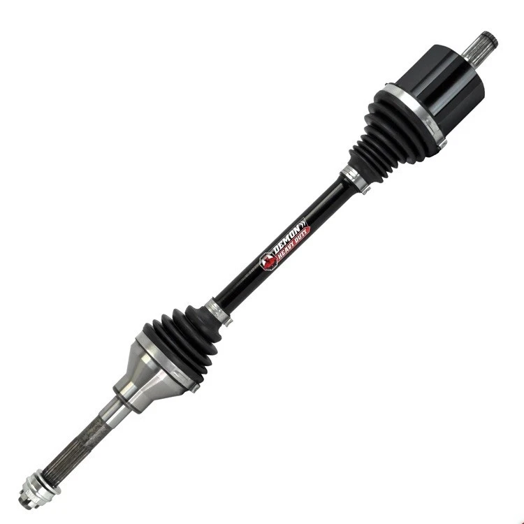 Wiedmann Bros front heavy-duty axle for Kubota RTV X900 and X1100, full-length view with CV boots