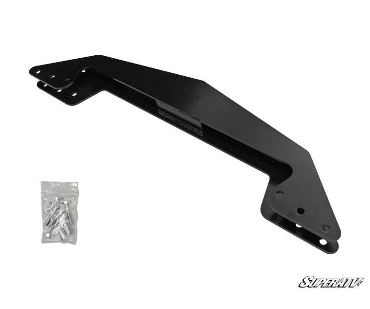 SuperATV Arctic Cat Wildcat Trail 2-3 inch lift kit bracket with bagged mounting hardware on white