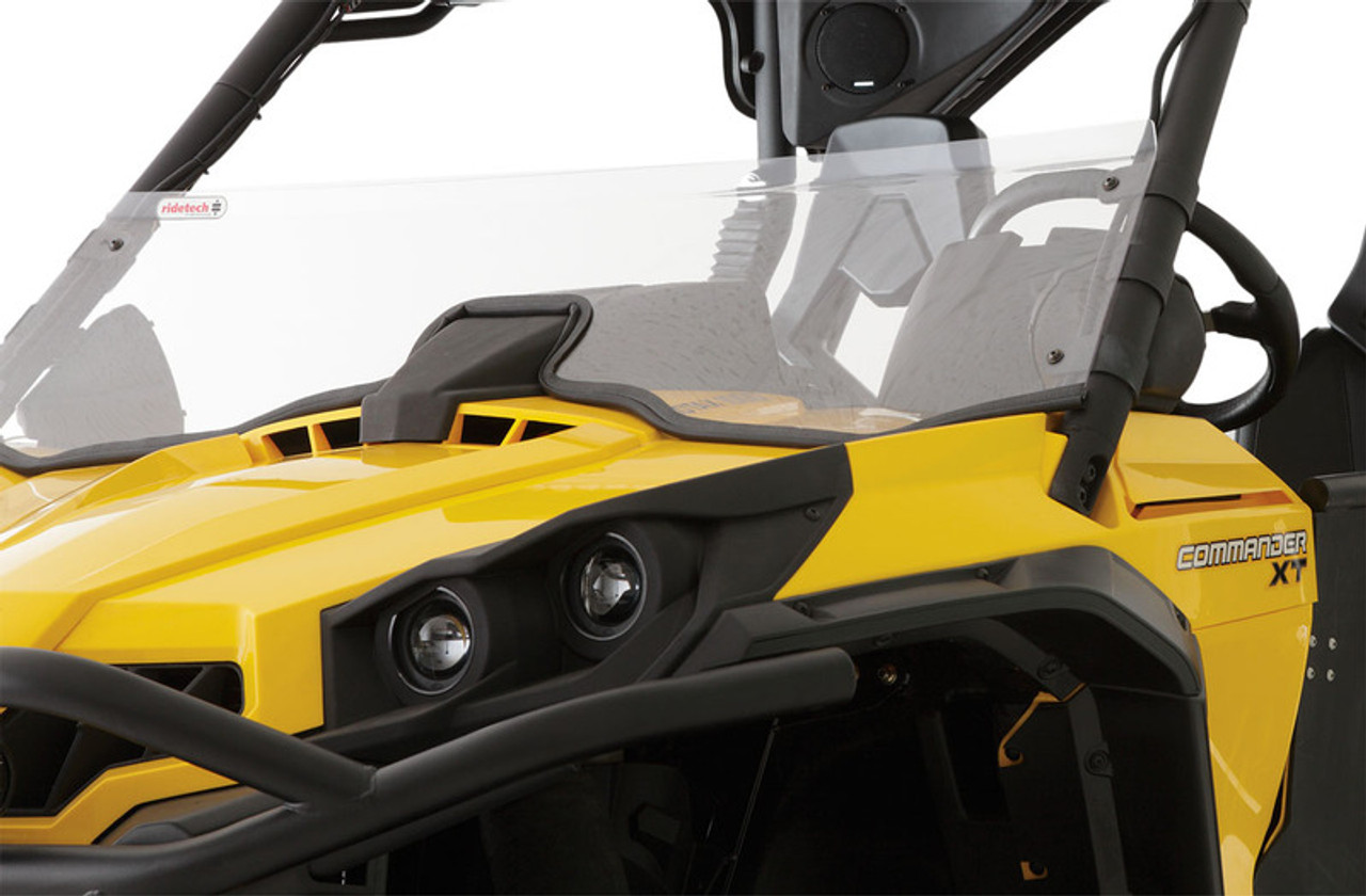 Can-Am Commander Half Windshield With Stereo Console Cut Out