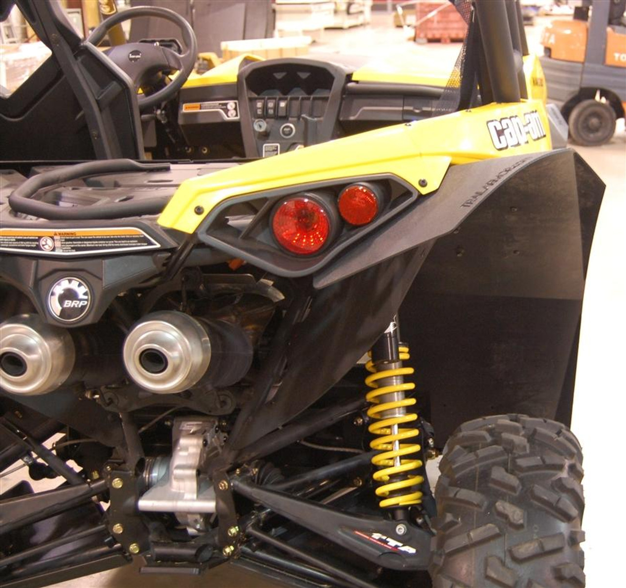 Trail Armor Can Am Maverick/ Max Mud Flap Fender Extensions with Under-bed Mud Shield