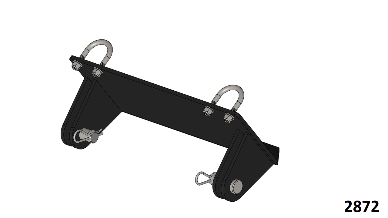 HitchDoc 2872 Eagle UTV plow mount for CFMOTO 500 UForce (EPS), CFMOTO 800 UForce (EPS)