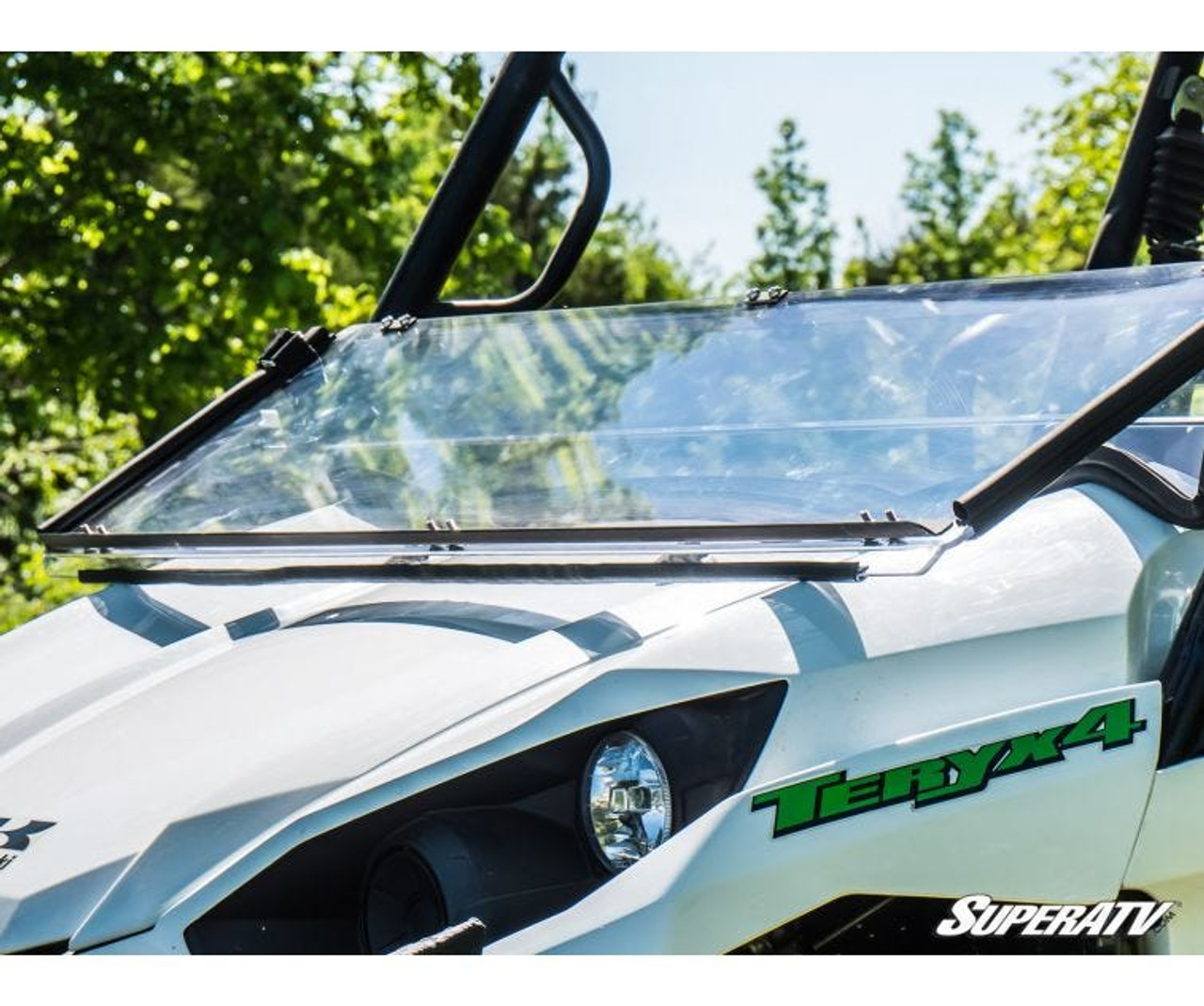 Kawasaki Teryx Scratch Resistant Flip Down Windshield