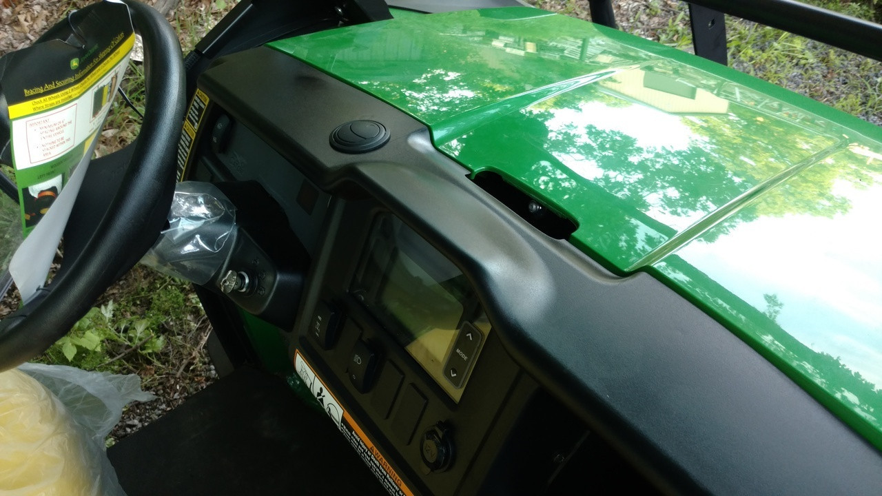 john deere gator 625i under hood ice crusher heater defrost vent