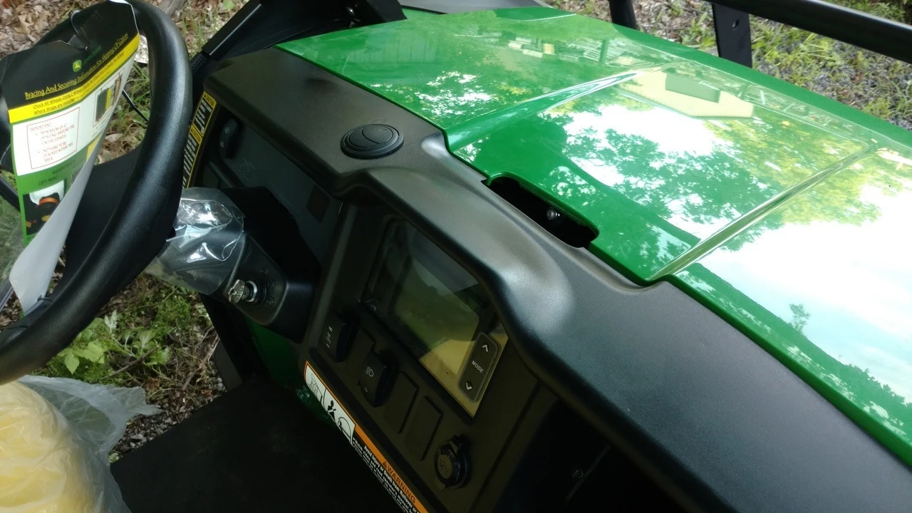john deere gator 825i 825m 855d ice crusher heater defrost vent