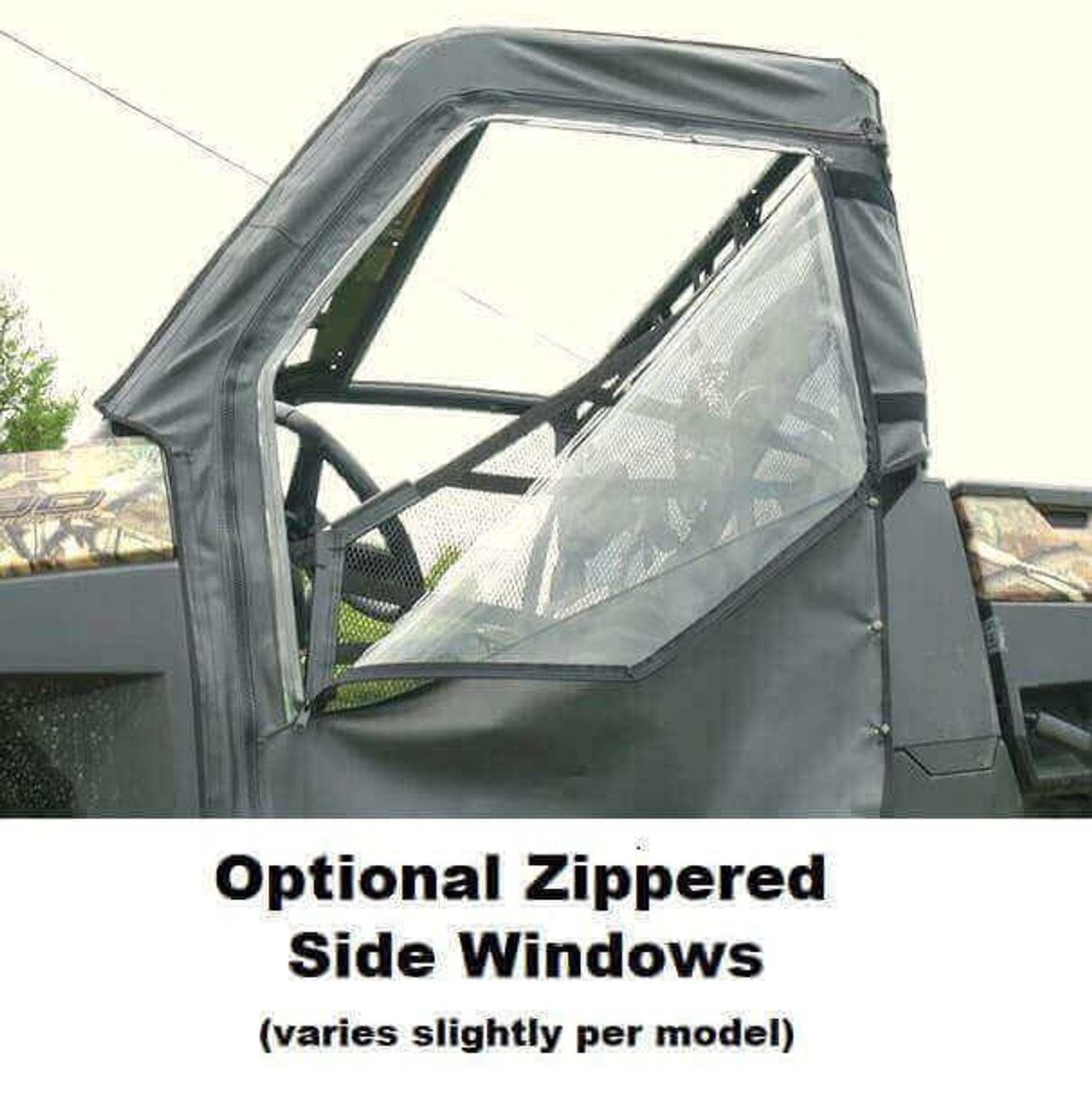 Soft Upper Rear Doors/Rear Window Combo Kawasaki Mule Pro FXT/DXT