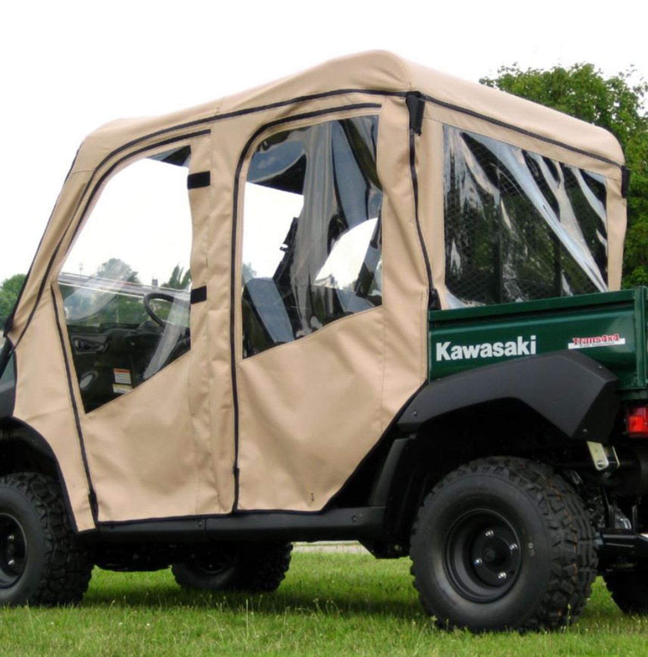 Full Cab Enclosure w/Aero-Vent Windshield Kawasaki Mule 4010 Trans Full Cab Enclosure w/Aero-Vent Windshield Kawasaki Mule 4010 Trans