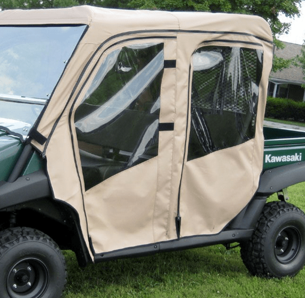 Full Cab Enclosure w/Aero-Vent Windshield Kawasaki Mule 4010 Trans