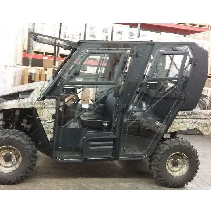 Kawasaki Teryx4 Hard Cab Enclosure | Steel Roof, Tilt-Out Glass
