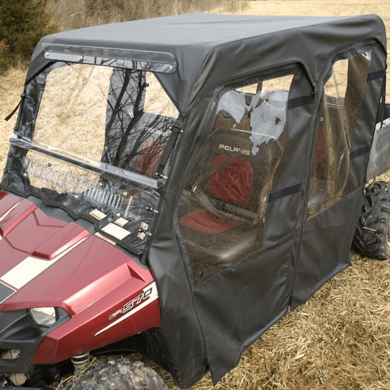 Full Cab Enclosure w/Aero-Vent Windshield Full-Size Polaris Ranger Crew