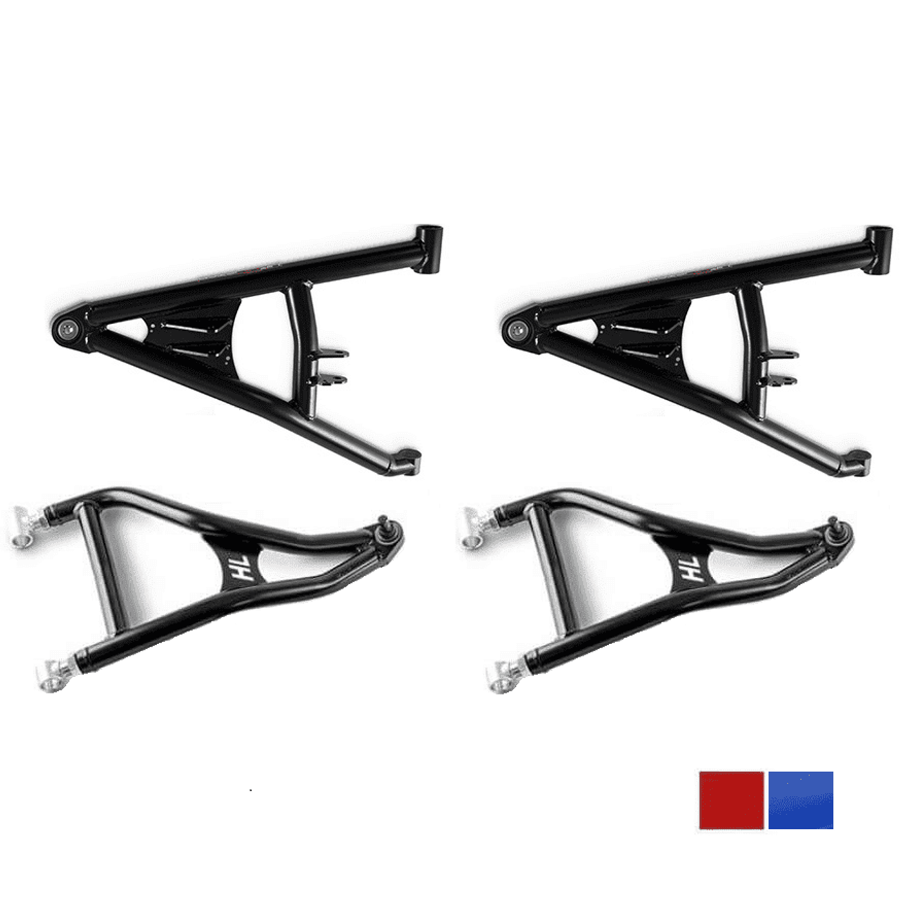 Front Forward Upper and Lower Control Arms Polaris RZR PRO XP