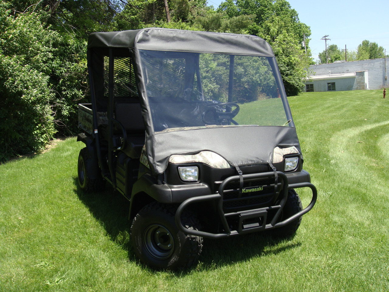 Kawasaki Mule 3000/3010 Trans Vinyl Windshield/Top/Rear Window Comb