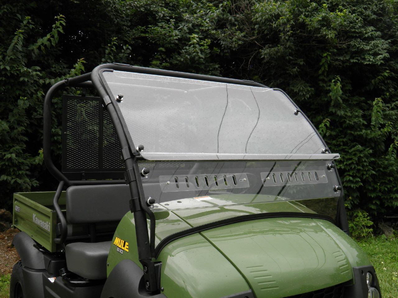 Kawasaki Mule 600/610 2-Pc Scratch-Resistant Windshield