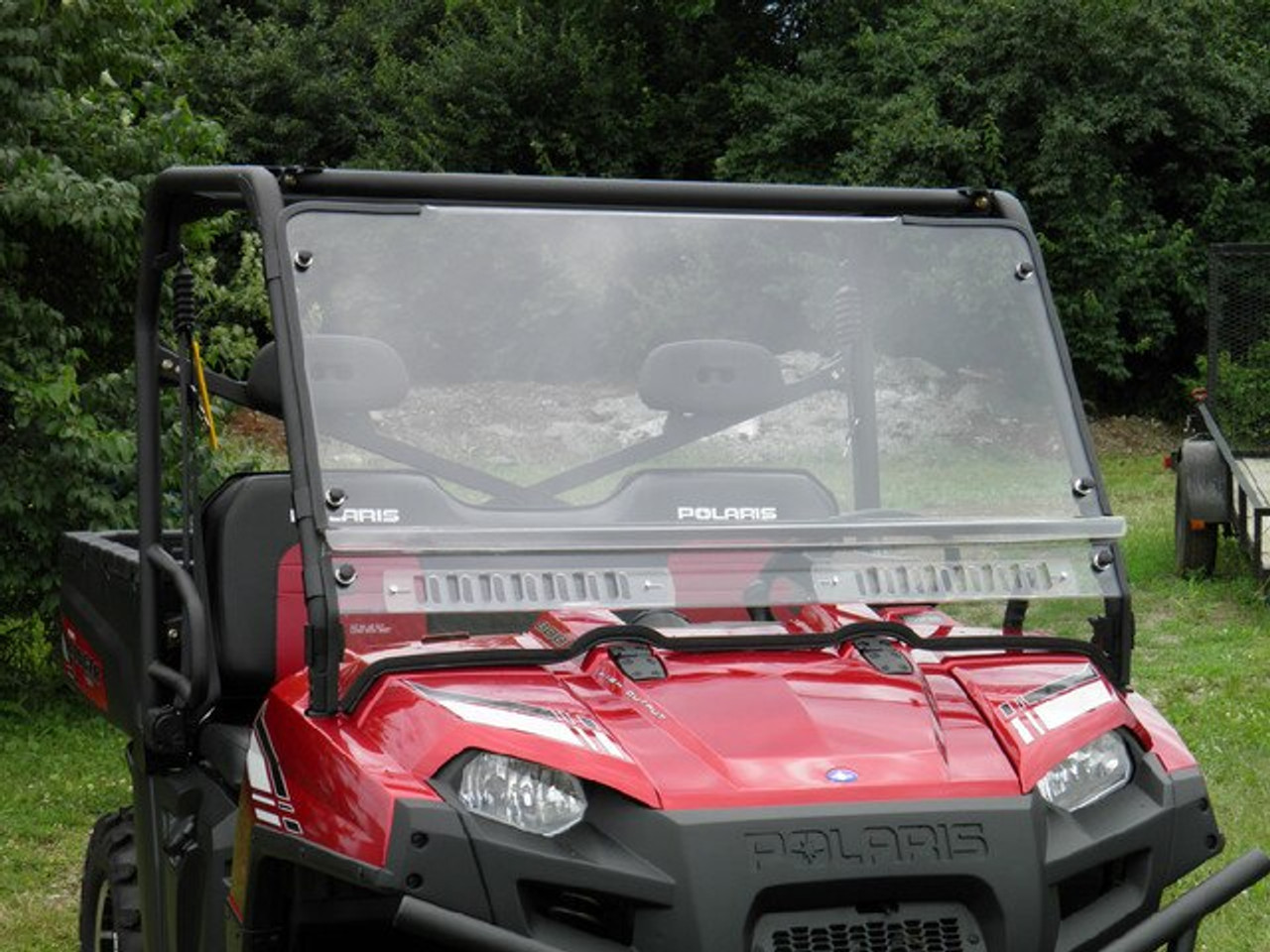 Polaris Ranger 2-Pc Scratch-Resistant Windshield XP570/900/1000