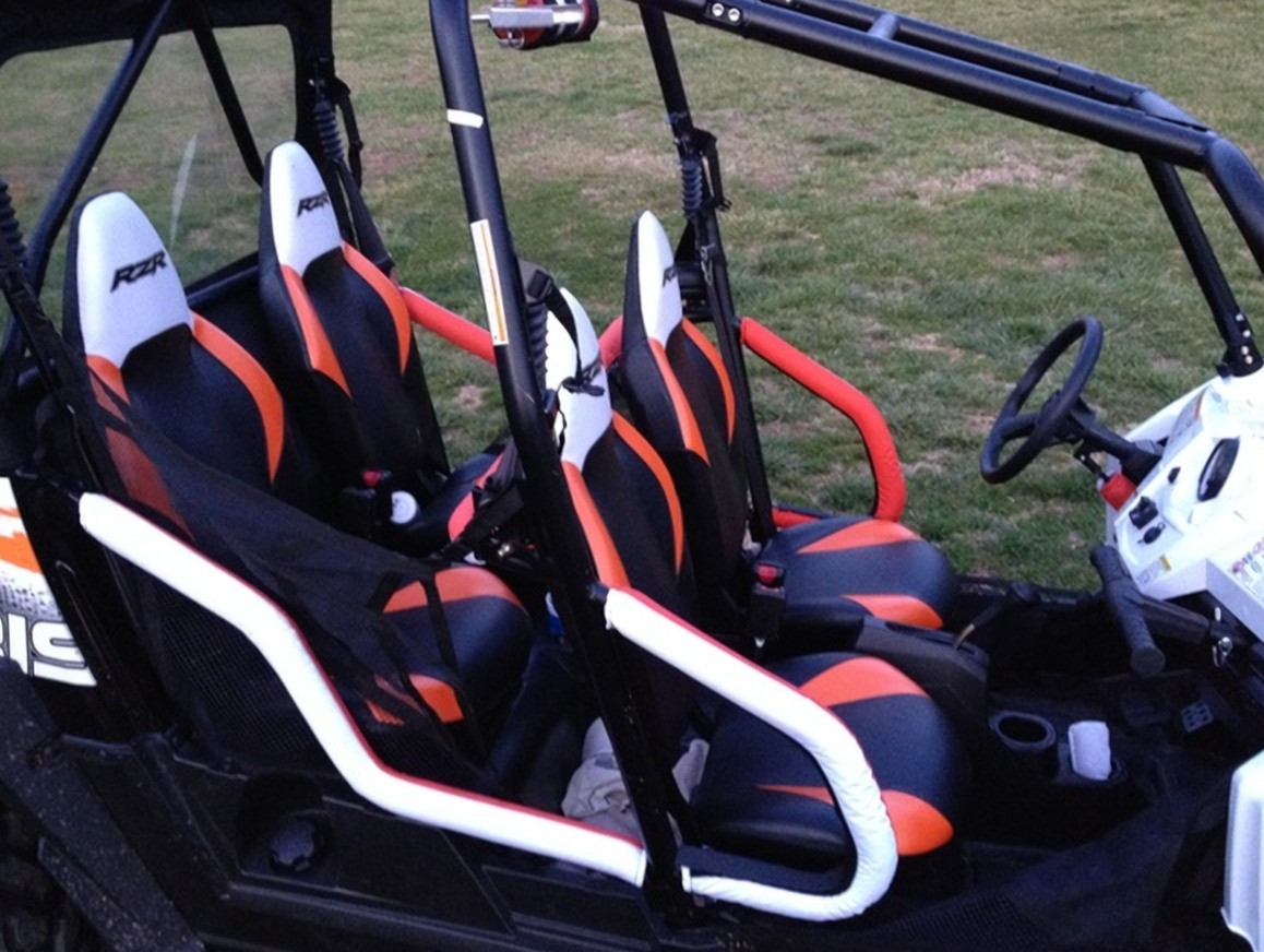Greene Mountain Polaris RZR-4 Side Bar/Rear Grab Handle Pads