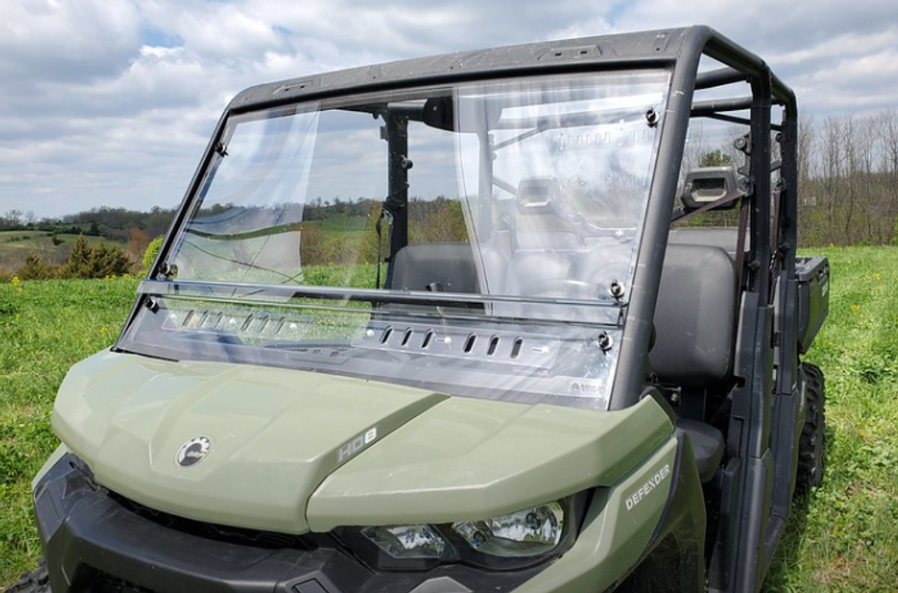 CanAm Defender Max 2-Pc Scratch-Resistant Windshield