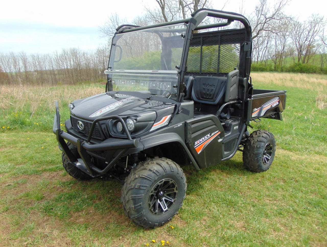 Kubota RTV XG850 2-Pc Scratch-Resistant Windshield