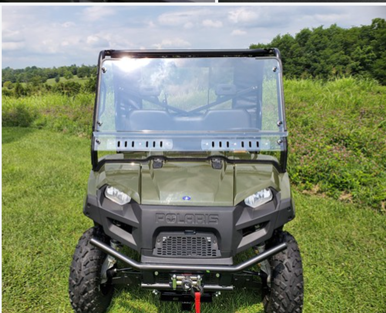 Polaris Ranger FullSize 570-3/6 2-Pc Windshield