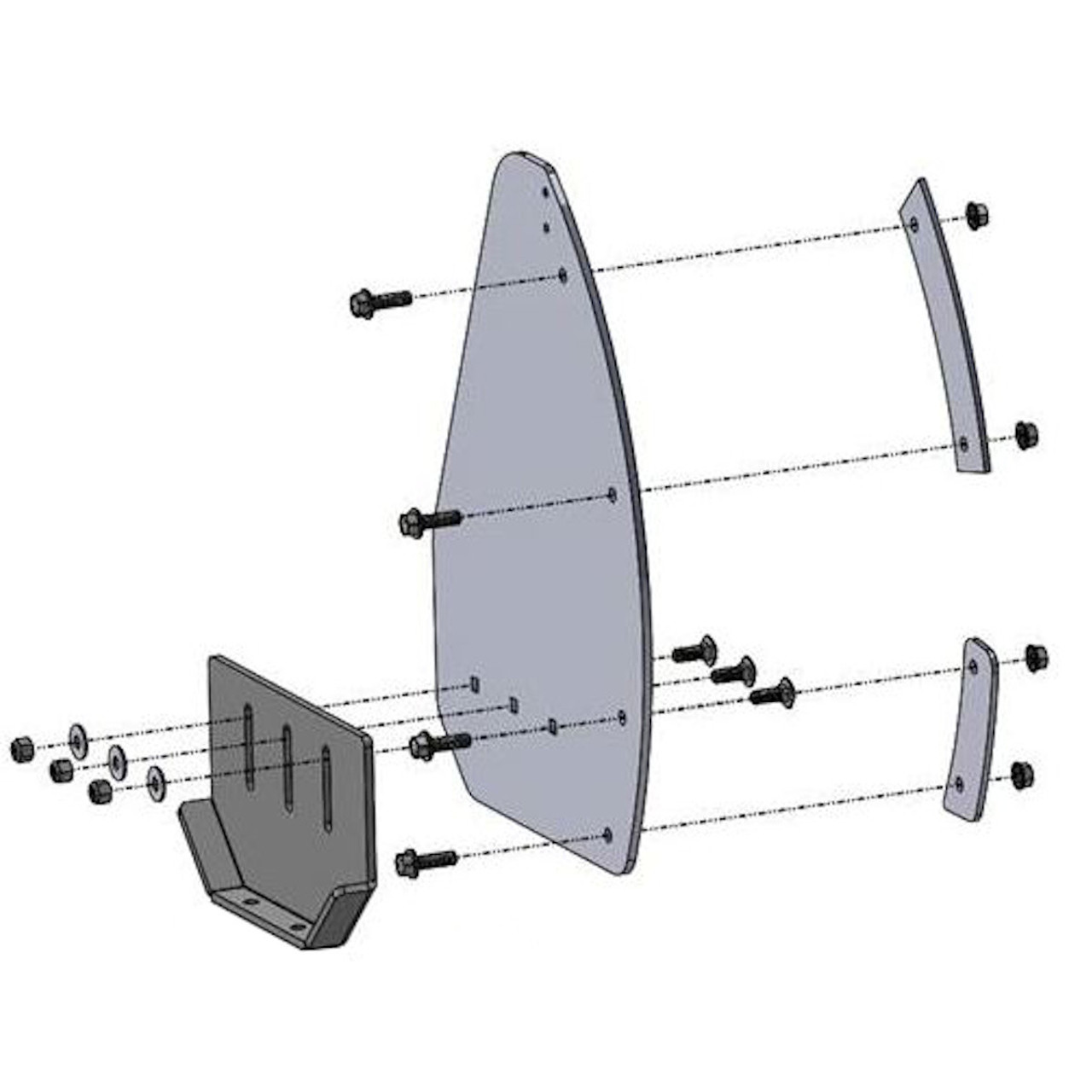 Denali UTV Plow Blade Box Ends Standard Series