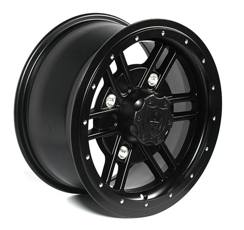 Pro Armor Force bead lock wheel for the Can-Am X3 angled to show the deep black barrel and bolt-on ring