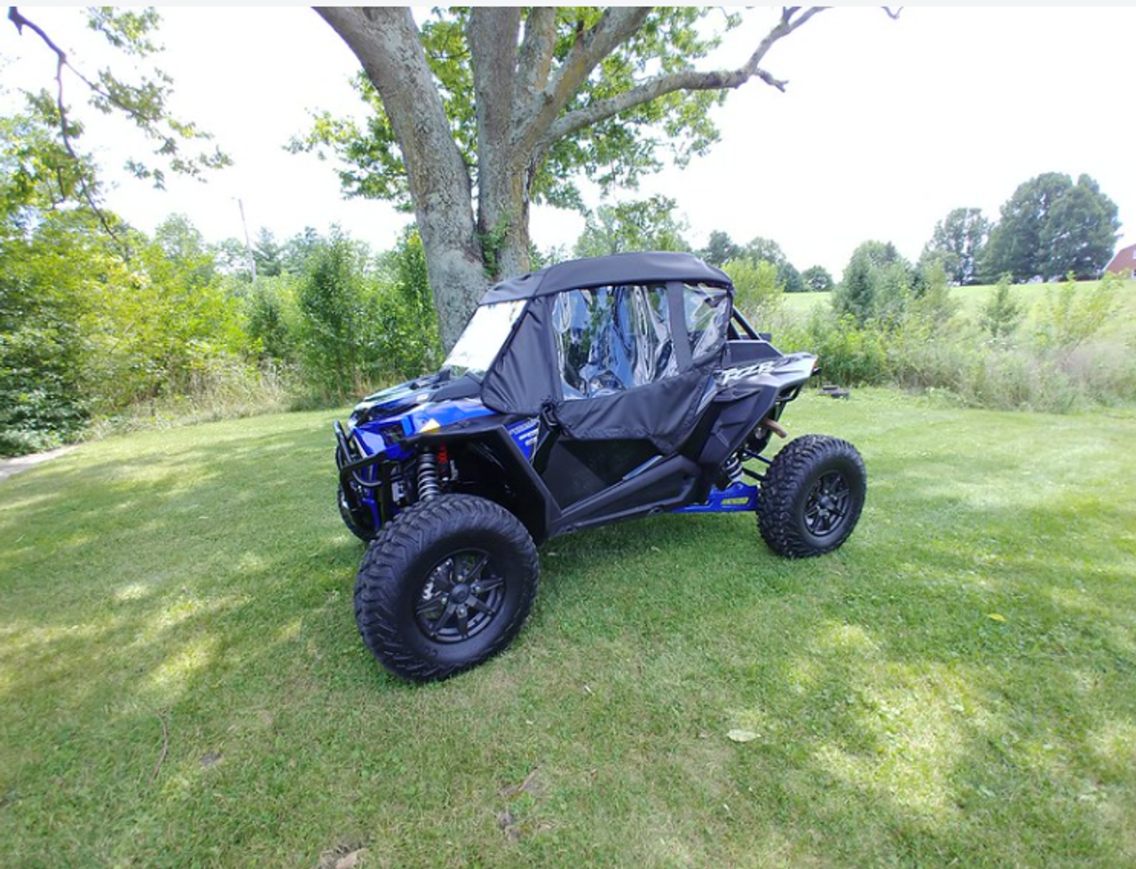 RZR XP Turbo S Full Cab Enclosure for Hard Windshield w/Support Bars
