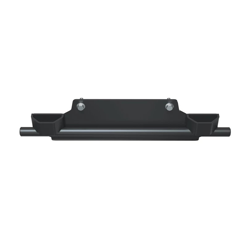 Front view of the Kolpin front-connect Conqueror plow mount for a Honda Pioneer 500 with crossbar tube