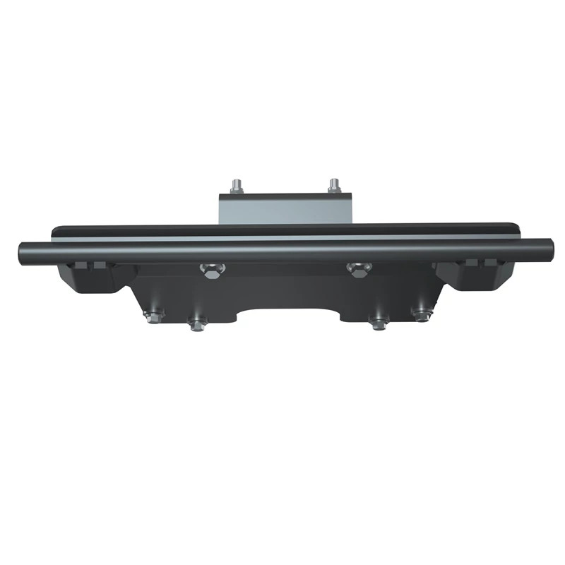 Top rear view of the Kolpin Conqueror plow mount for a Kawasaki Teryx showing the crossbar and bracket
