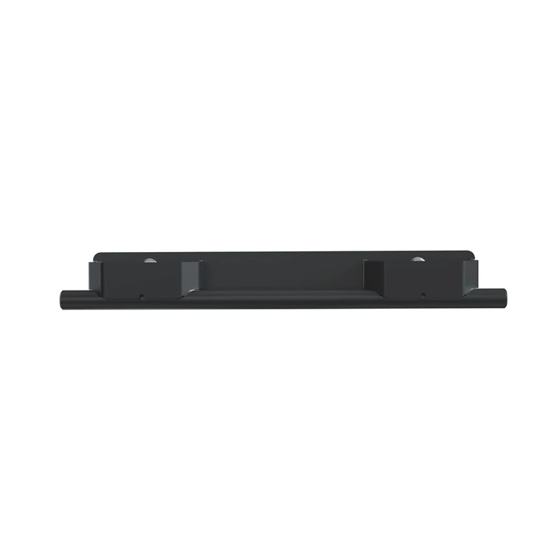 Front view rendering of the Kolpin Front-Connect Conqueror plow mount for a Yamaha R-MAX 1000, low black crossbar
