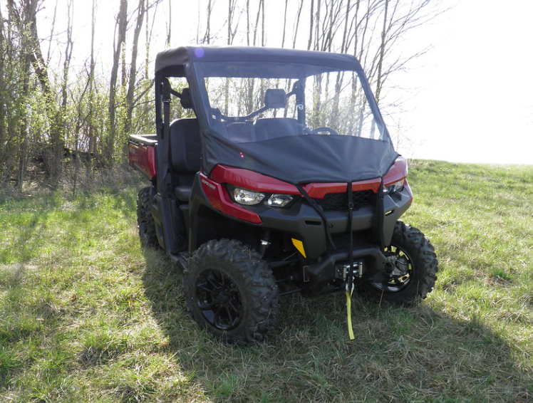 3 Star CanAm Defender Vinyl Windshield/Top/Rear Window Combo
