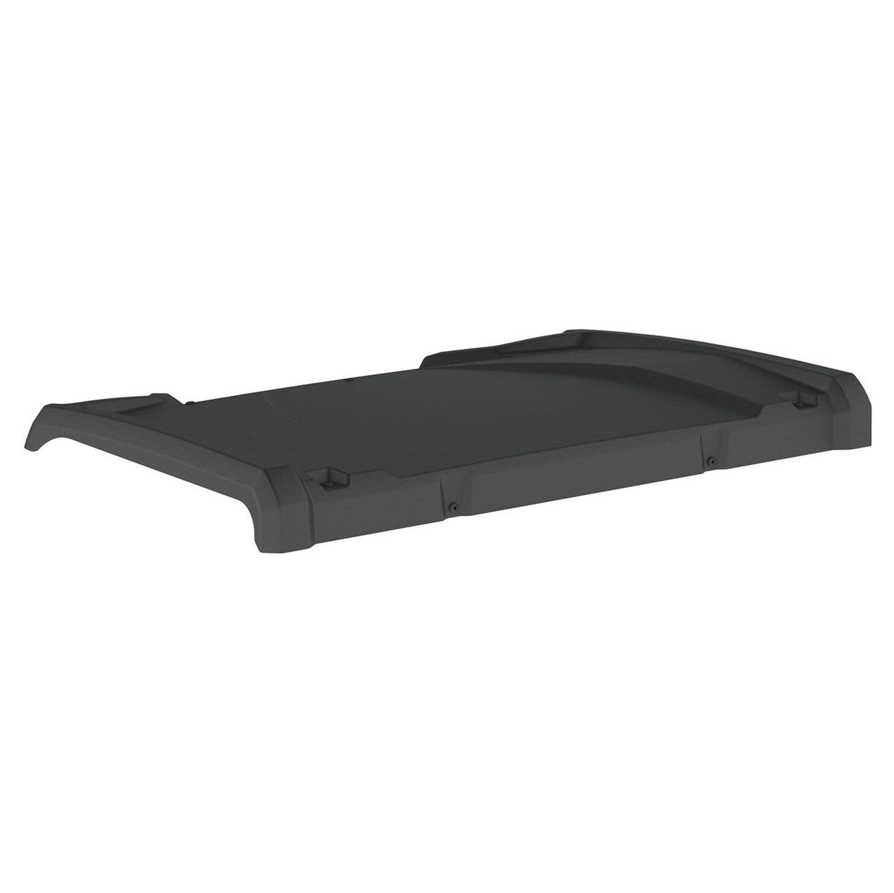 Kolpin poly roof for a mid-size Polaris Ranger, low side angle on a white background