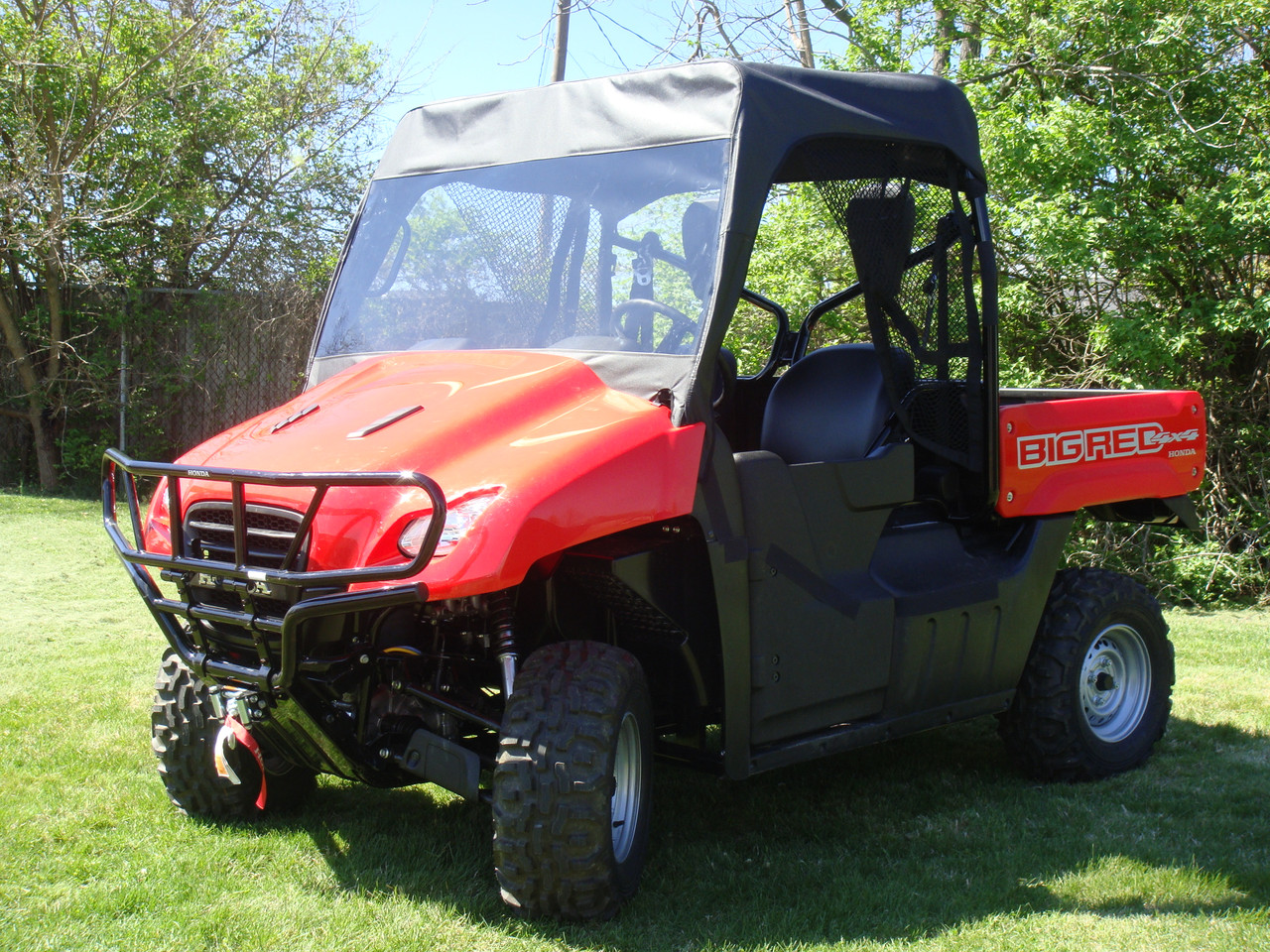 3 Star Honda Big Red Vinyl Windshield/Top/Rear Window Combo
