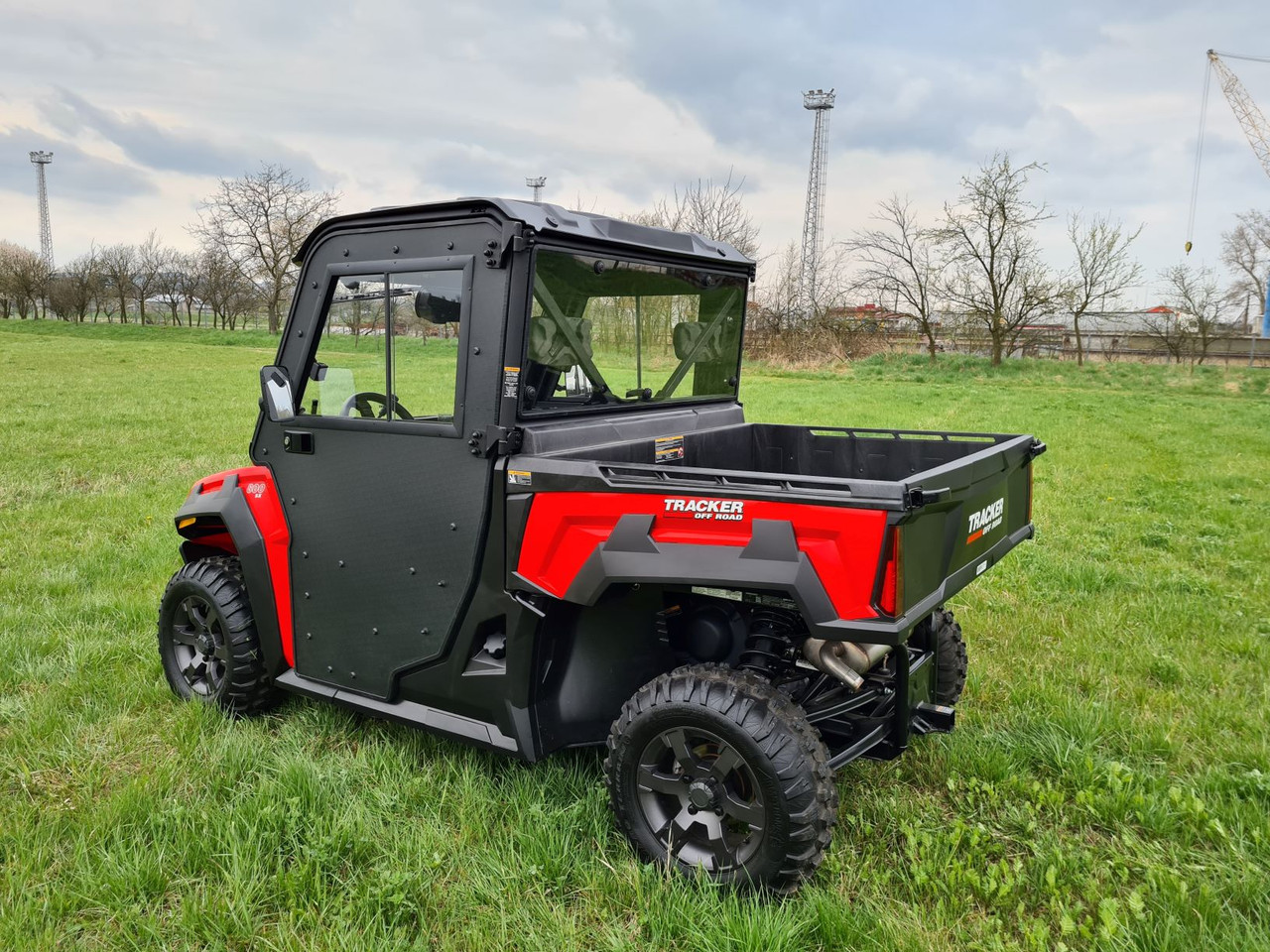 Arctic Cat Prowler Pro 800 Protector hard cab enclosure by HardCabs - steel roof, tilt-out glass windshield, poly doors