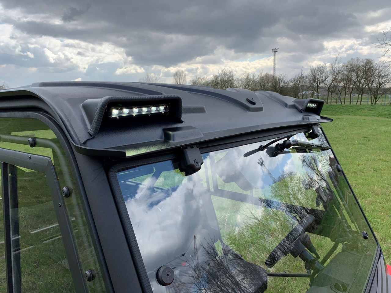 Arctic Cat Prowler Pro 800 Premium hard cab enclosure by HardCabs - steel roof, tilt-out glass windshield, poly doors