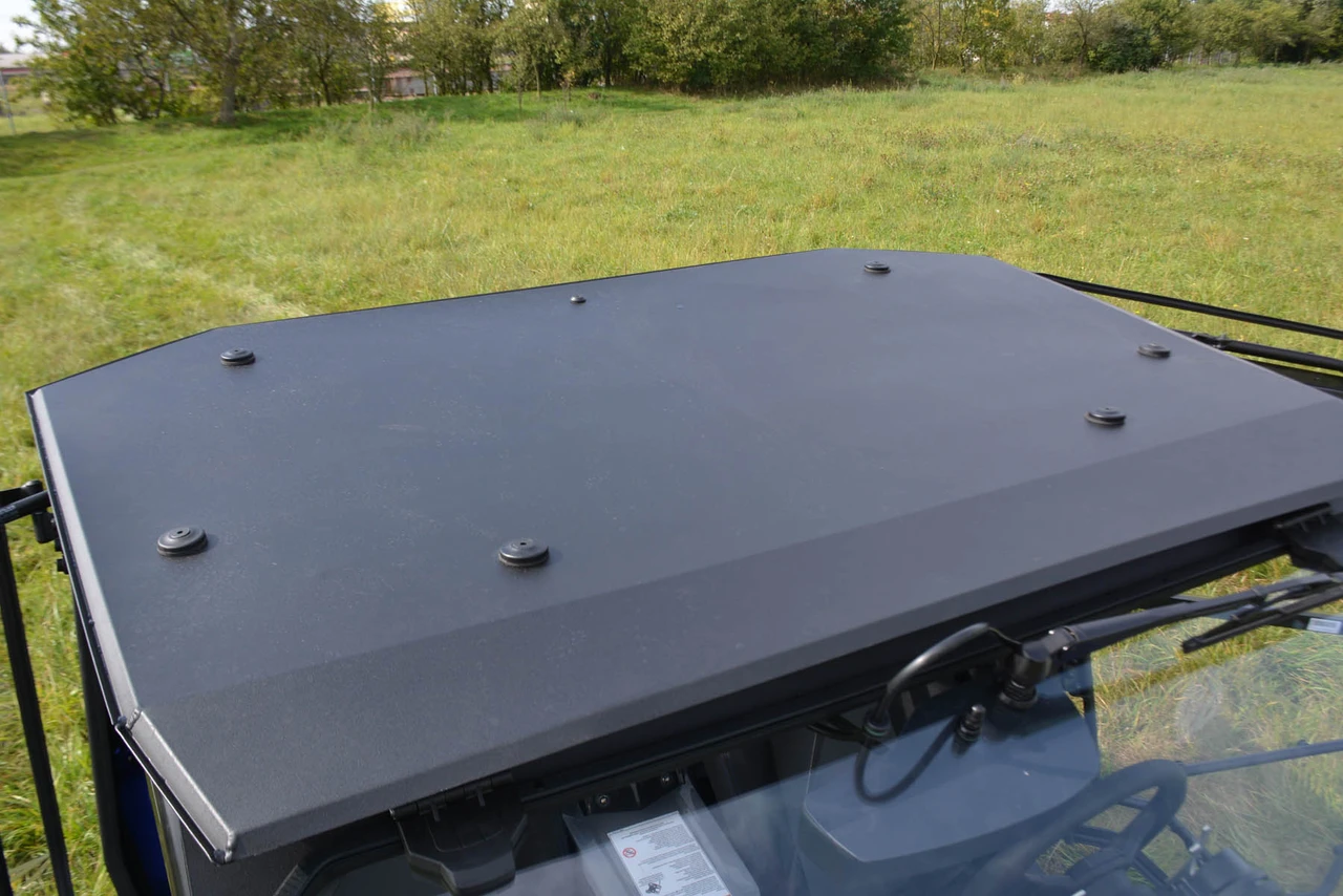 Yamaha YXZ1000R hard cab enclosure by HardCabs - steel roof, tilt-out glass windshield, poly doors