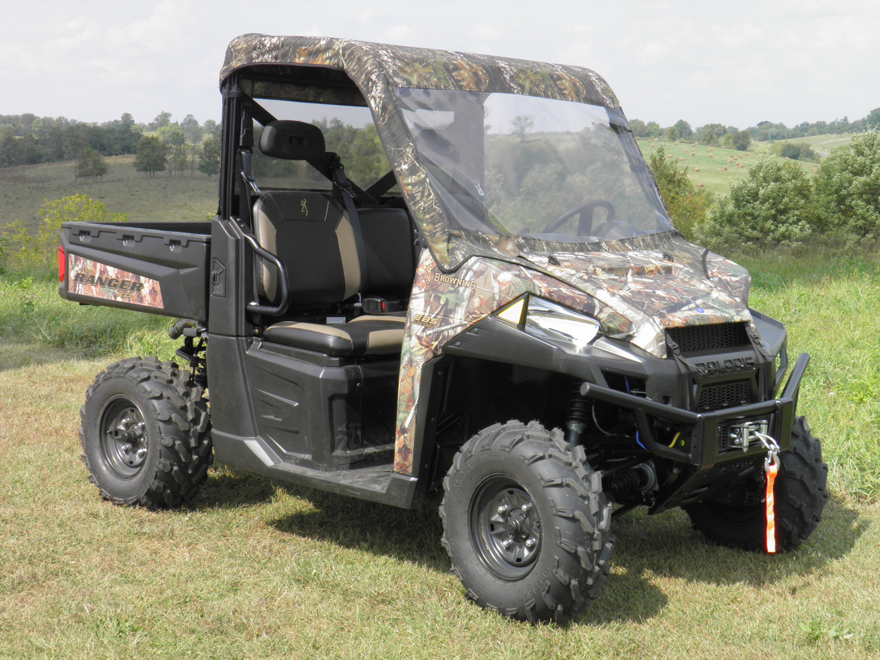 3 Star Polaris Ranger XP900 Vinyl Windshield/Top/Rear Window Combo