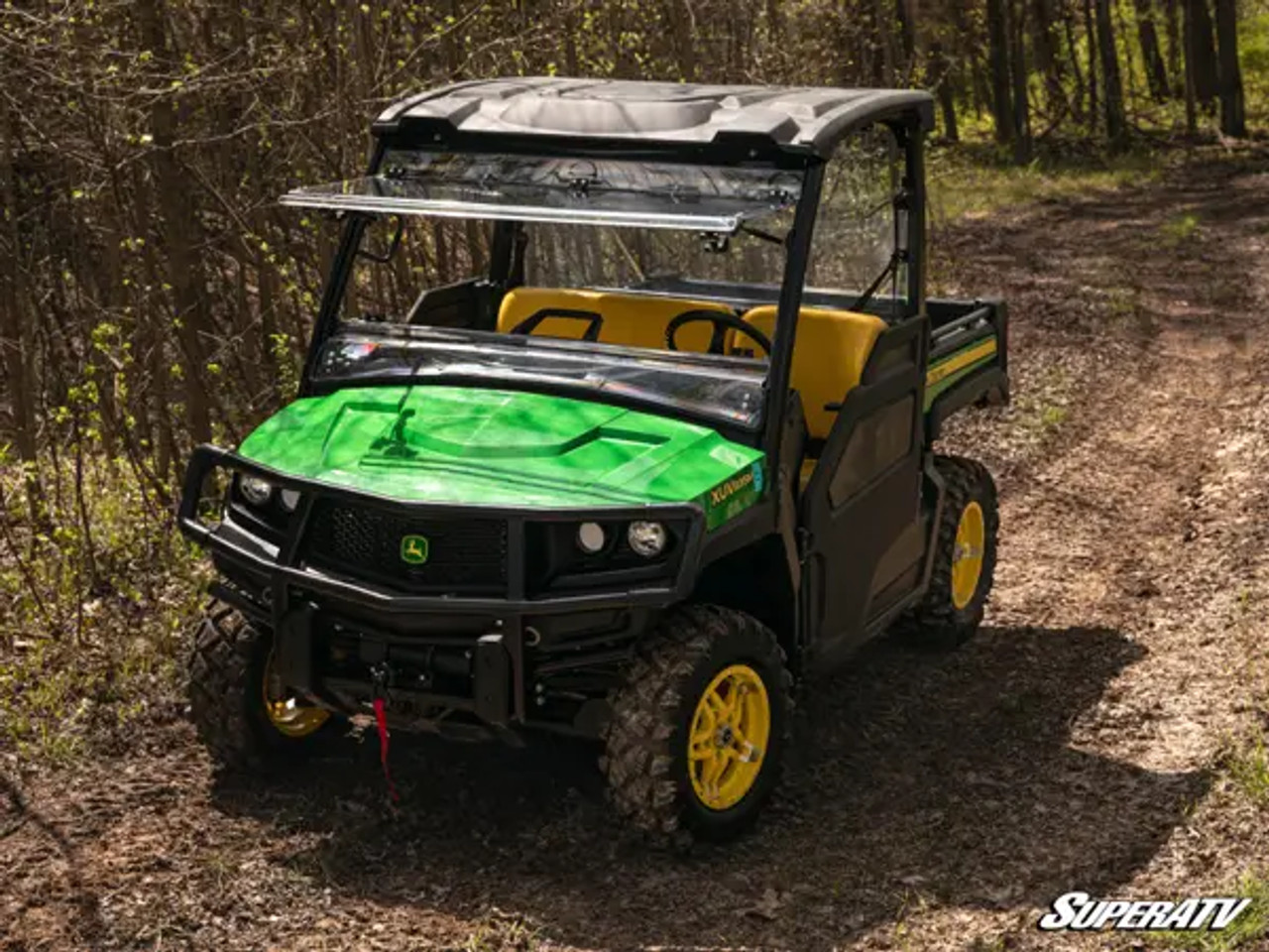 John Deere Gator XUV865 Flip Windshield Scratch Resistant