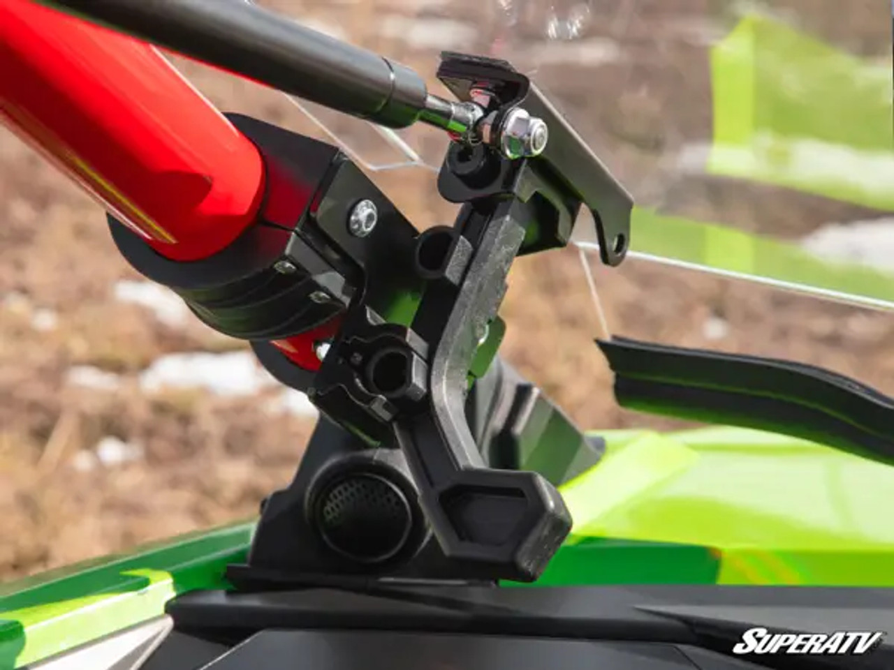 Polaris RZR Pro R Scratch-Resistant Flip Windshield