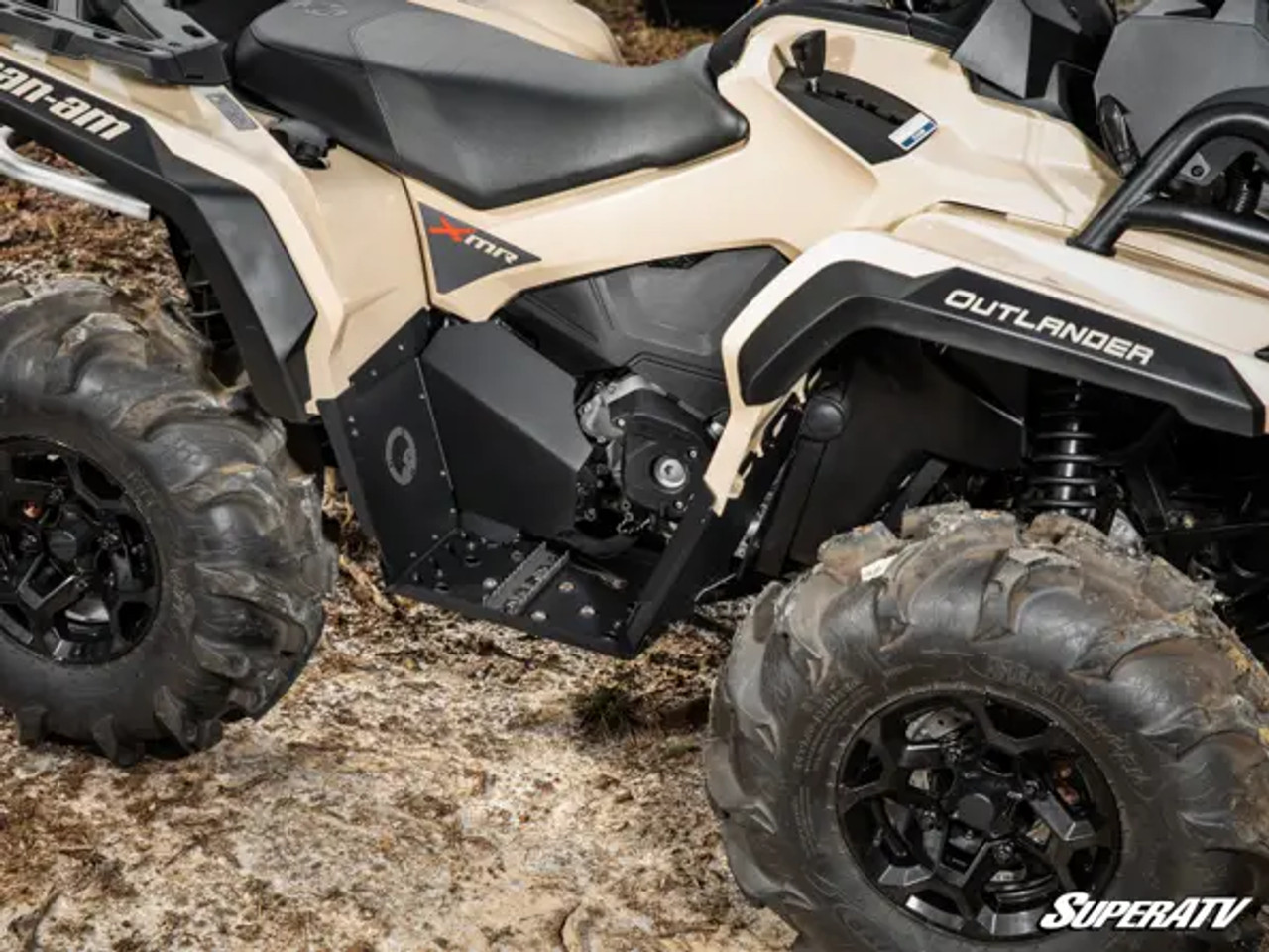 CAN-AM OUTLANDER FOOTWELLS installed side view