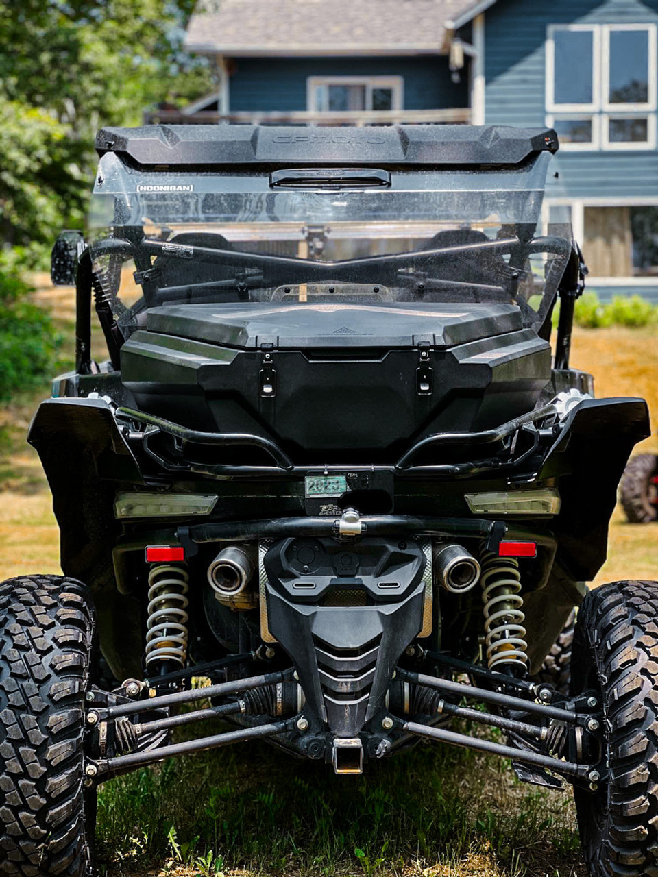 Highlands CFMoto ZForce 950 UTV Rear Cargo Box rear installed