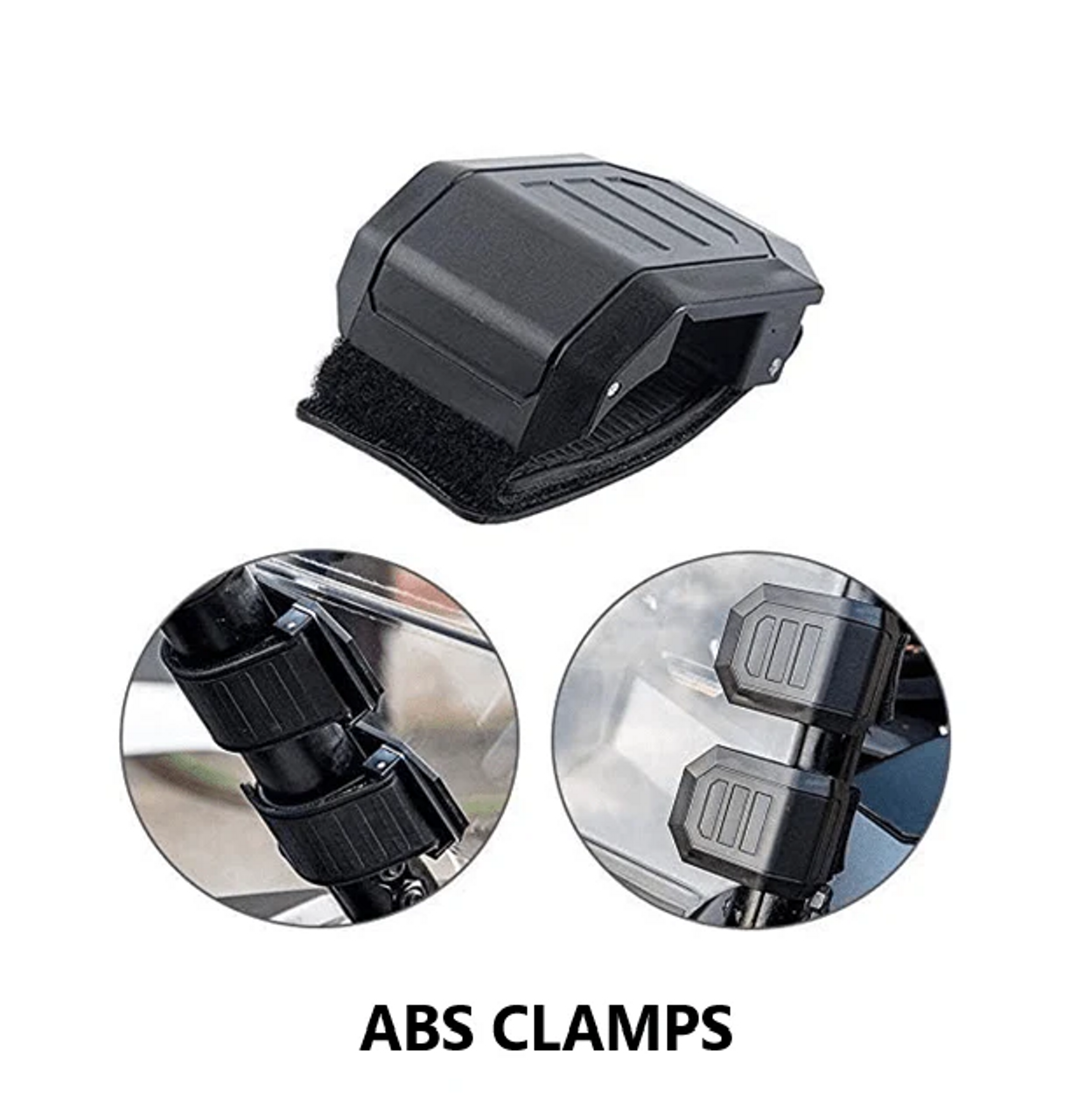 HiSun Sector 750 Crew - 2 Pc Windshield  ABS clamps